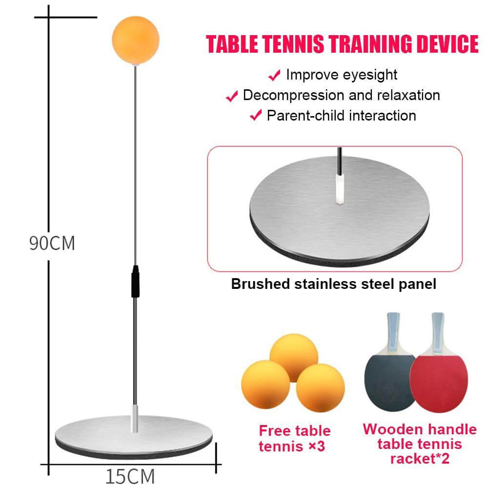 Ping Pong Flexible Practice Trainer - MaviGadget