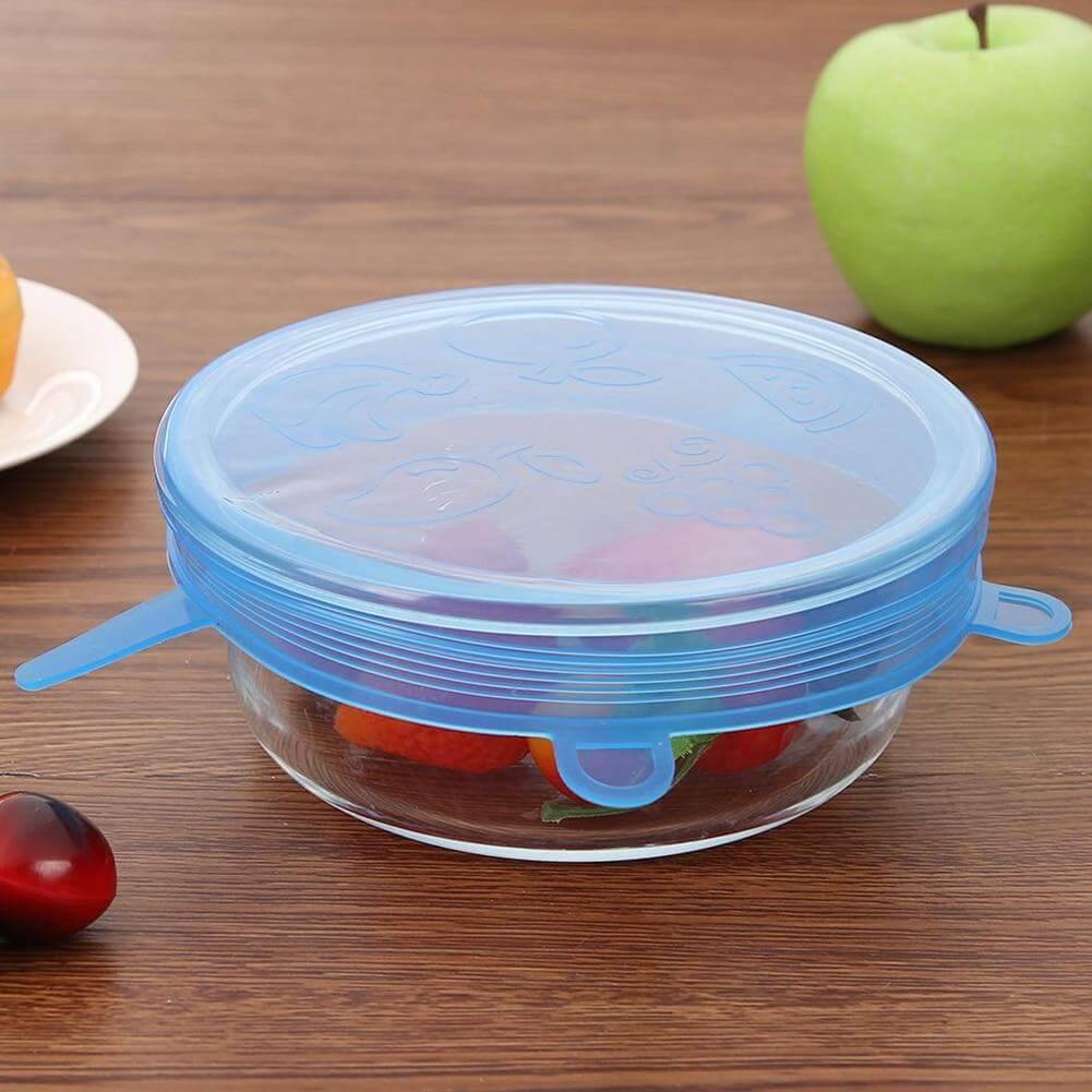Reusable Durable Silicone Food Cover Lids - MaviGadget