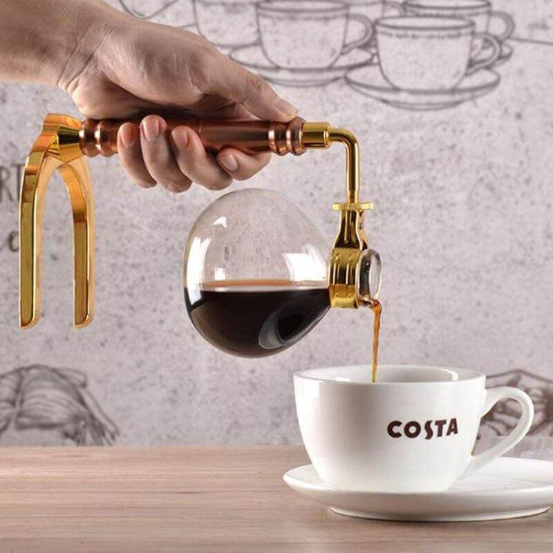 Elegant Glass Siphon Coffee Maker - MaviGadget