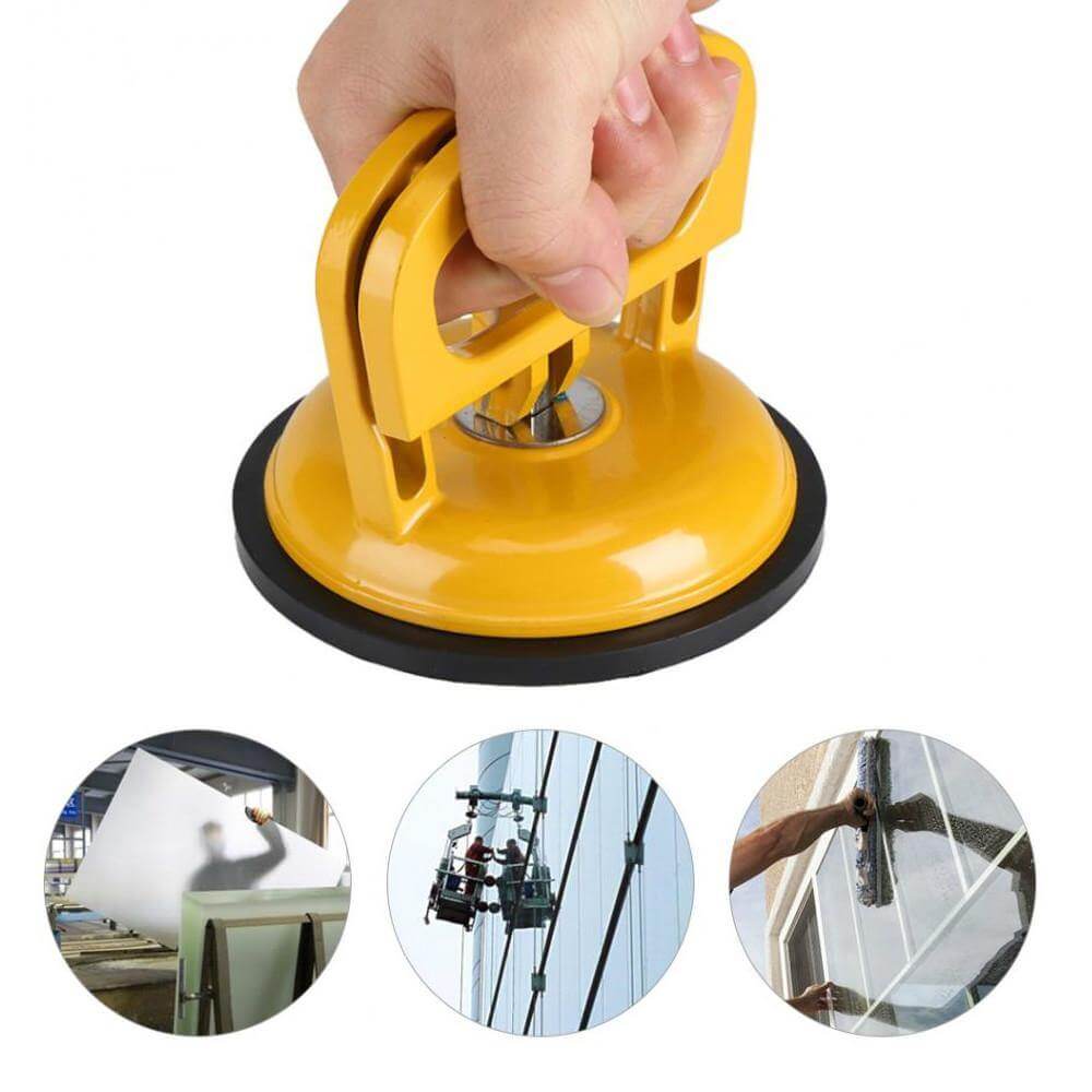 Handheld Aluminum Alloy Round Suction Cup - MaviGadget