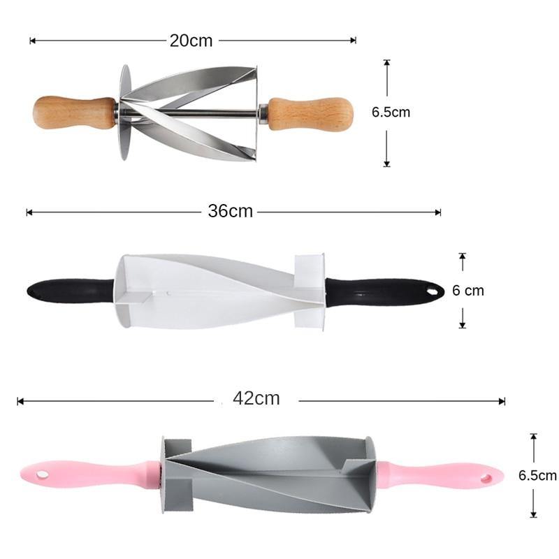 Stainless Steel Croissant Bread Rolling Cutter - MaviGadget