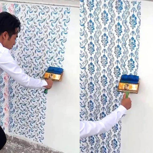 3D Flower Wall Decoration Paint Roller Brush Tool - MaviGadget