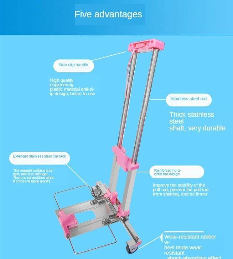 Portable Foldable Push Hand Cart - MaviGadget