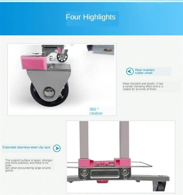 Portable Foldable Push Hand Cart - MaviGadget