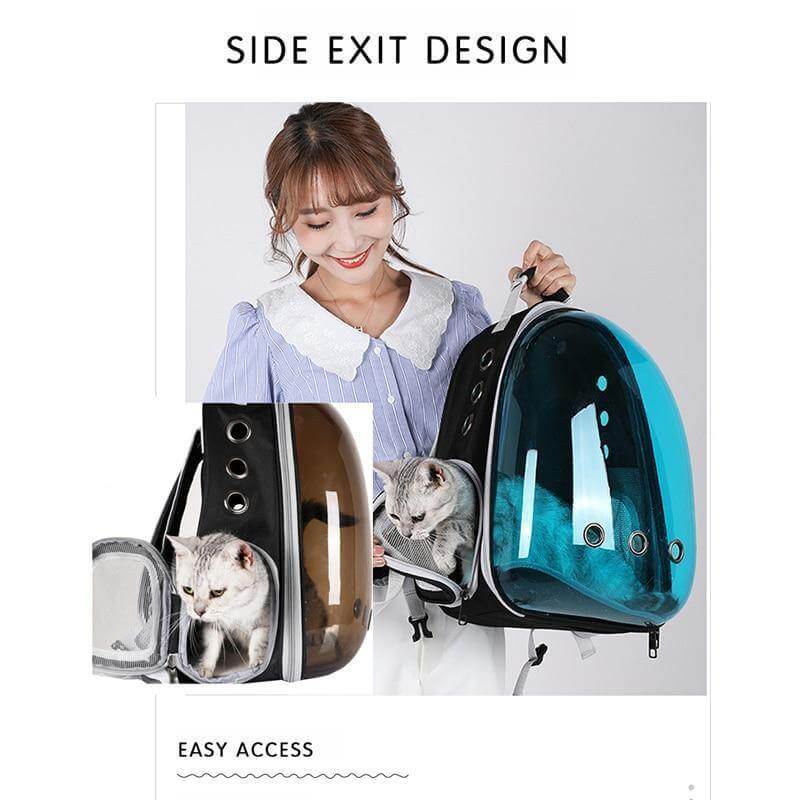 Transparent Breathable Pet Carrier Backpack - MaviGadget