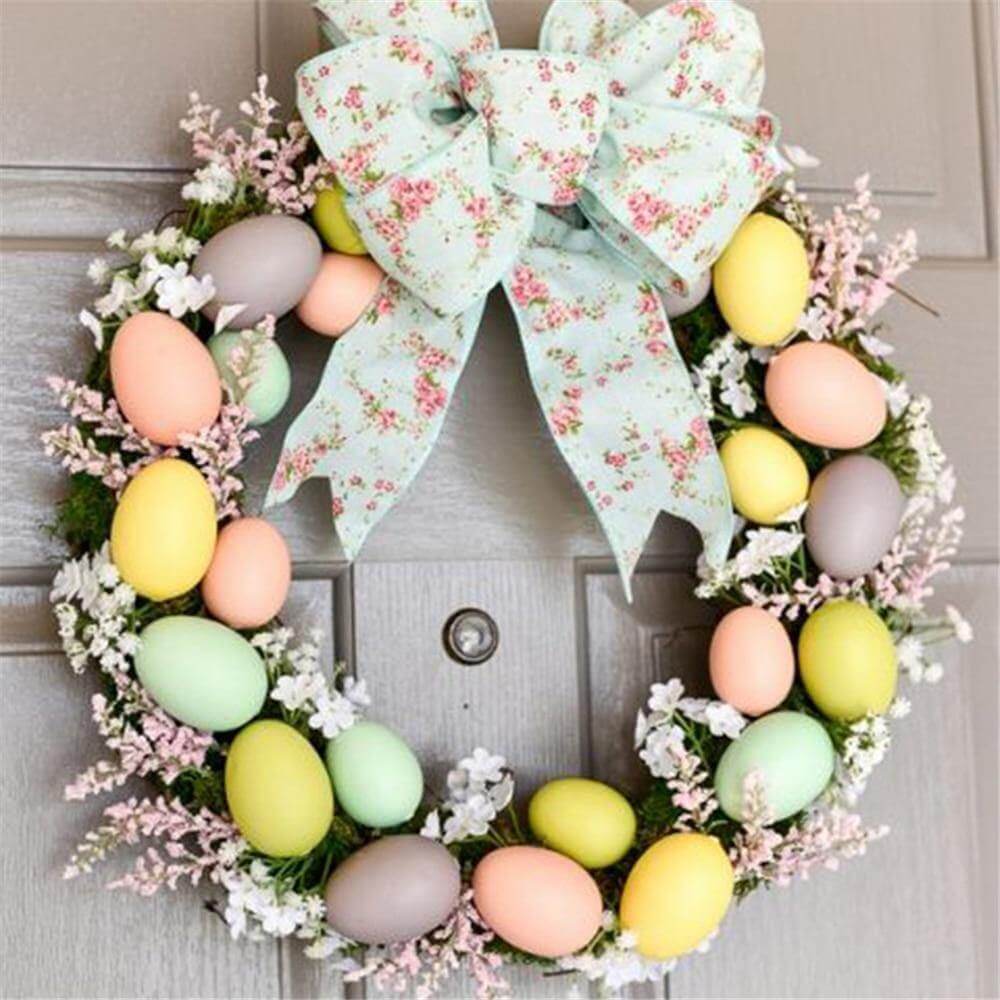 20pcs 3cm Happy Easter Painted Fake Eggs Decoration - MaviGadget