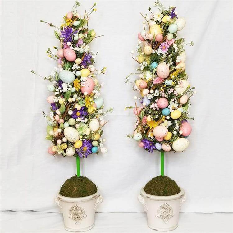 20pcs 3cm Happy Easter Painted Fake Eggs Decoration - MaviGadget