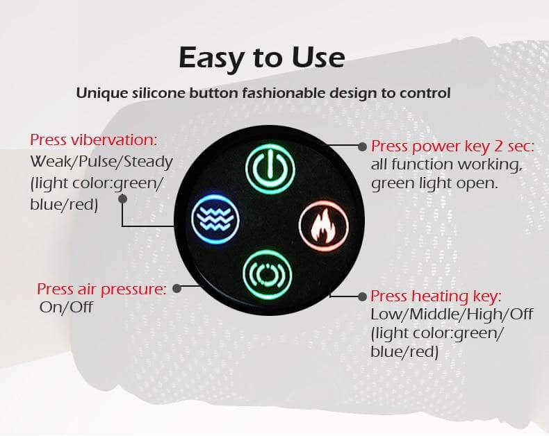 Smart Wrist Heating Hand Compression Massager - MaviGadget