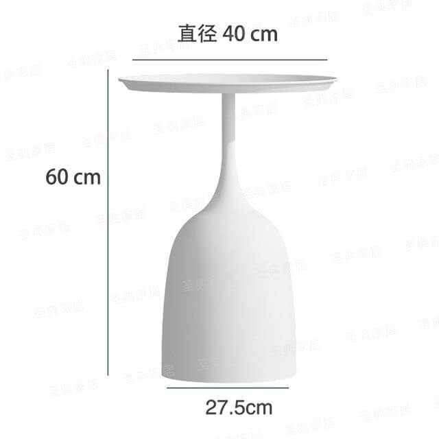 luxury Nordic Iron Metal Bracket Light Side Table - MaviGadget