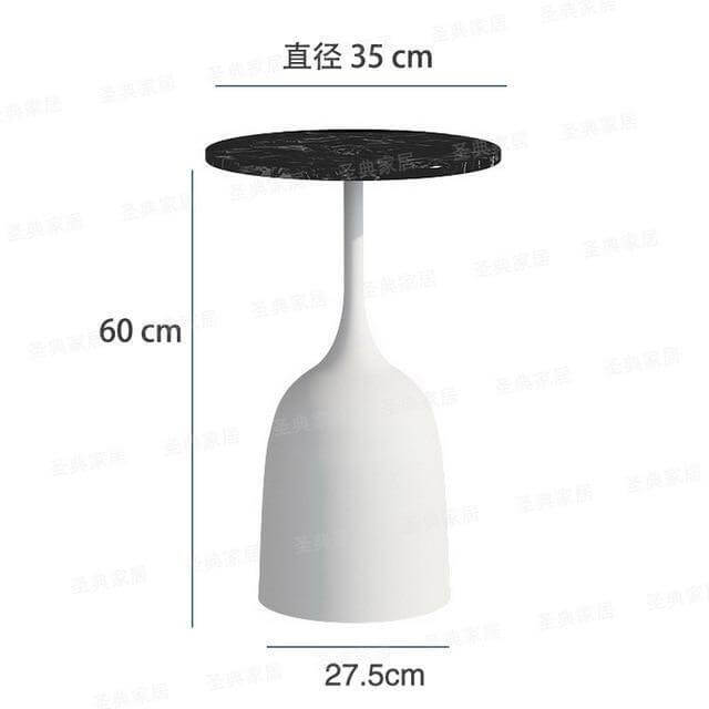 luxury Nordic Iron Metal Bracket Light Side Table - MaviGadget