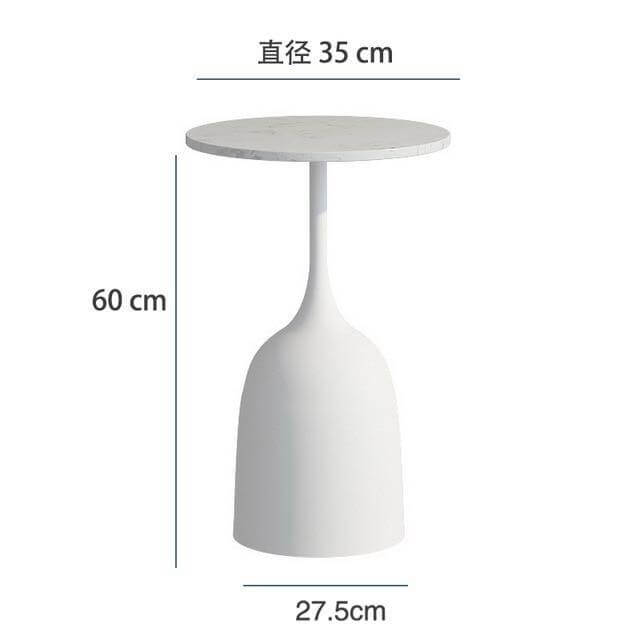 luxury Nordic Iron Metal Bracket Light Side Table - MaviGadget