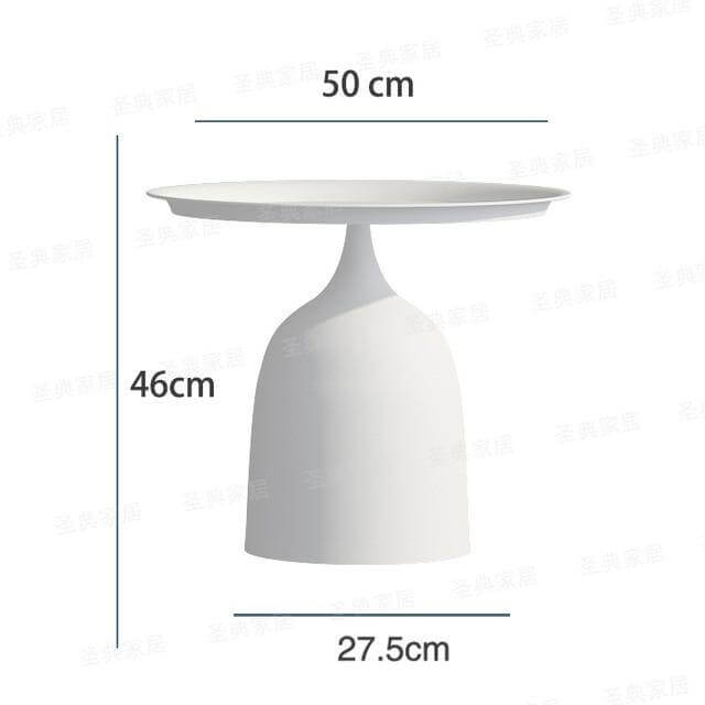 luxury Nordic Iron Metal Bracket Light Side Table - MaviGadget