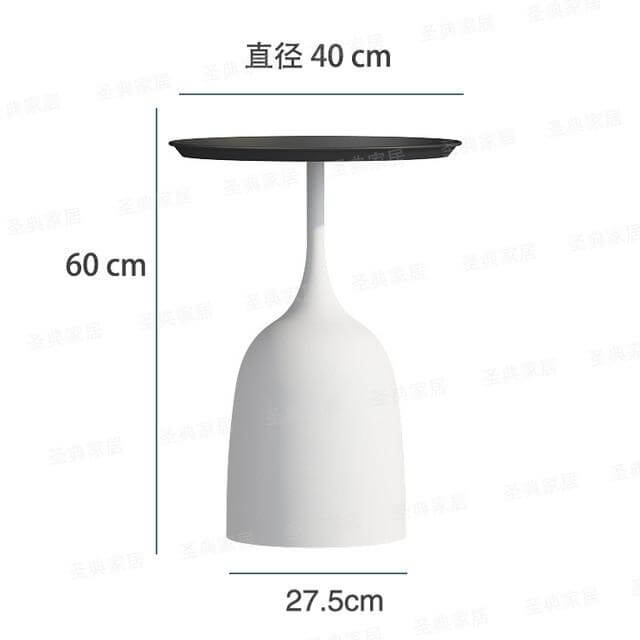 luxury Nordic Iron Metal Bracket Light Side Table - MaviGadget