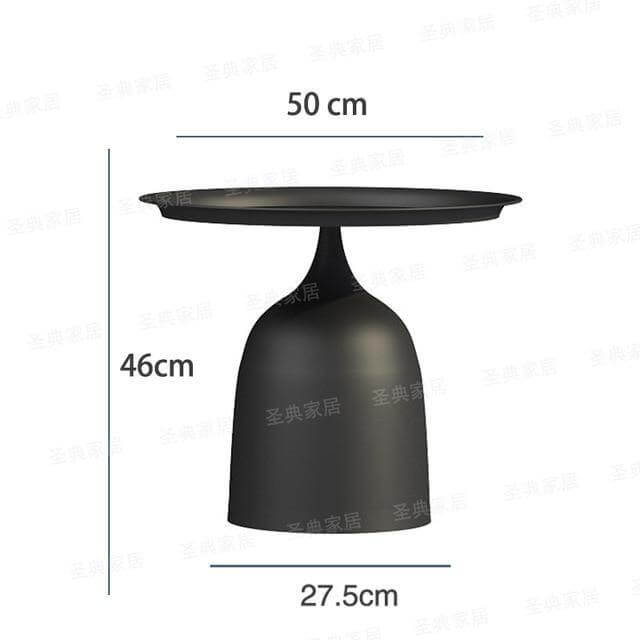 luxury Nordic Iron Metal Bracket Light Side Table - MaviGadget