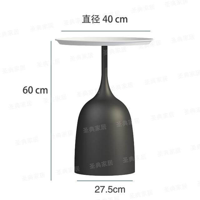 luxury Nordic Iron Metal Bracket Light Side Table - MaviGadget
