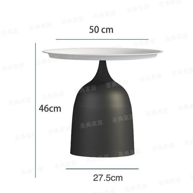 luxury Nordic Iron Metal Bracket Light Side Table - MaviGadget