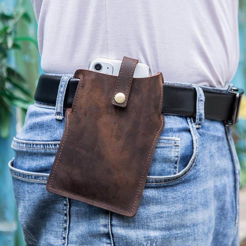 Leather iPhone Belt Case - MaviGadget