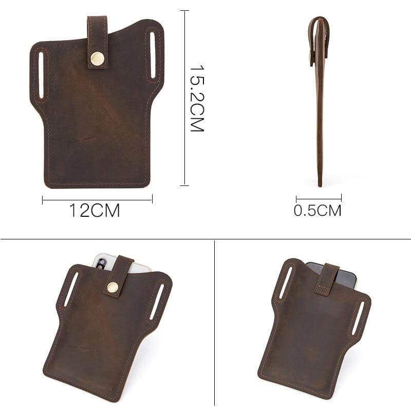 Leather iPhone Belt Case - MaviGadget