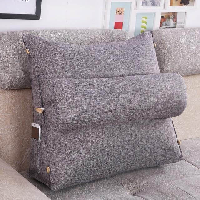 Comfort Soft Bed Triangular Backrest Pillow - MaviGadget