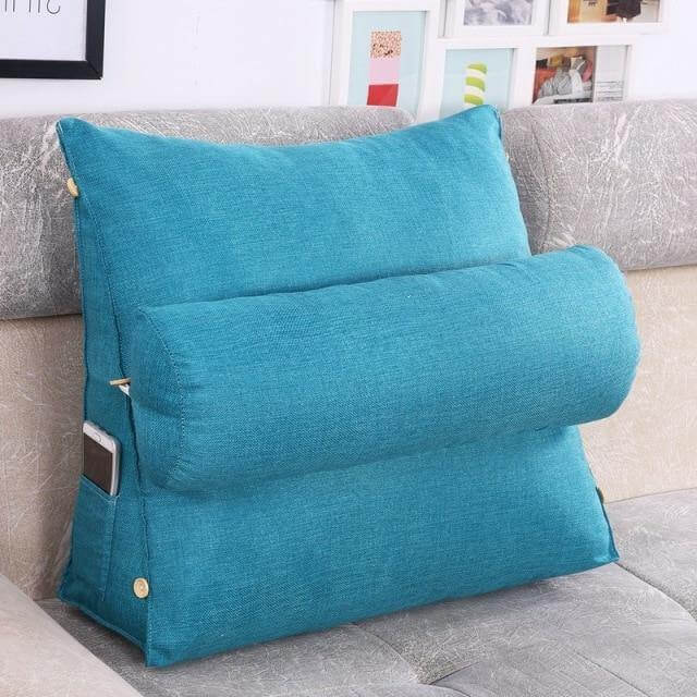 Comfort Soft Bed Triangular Backrest Pillow - MaviGadget