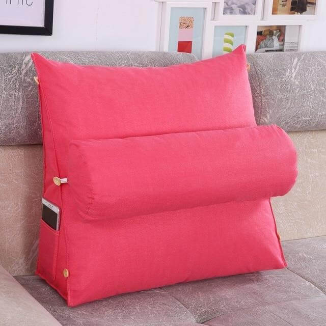 Comfort Soft Bed Triangular Backrest Pillow - MaviGadget