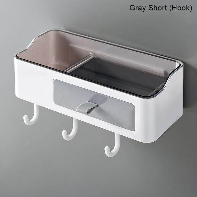 Wall Mount Bathroom Cosmetic Organizer - MaviGadget
