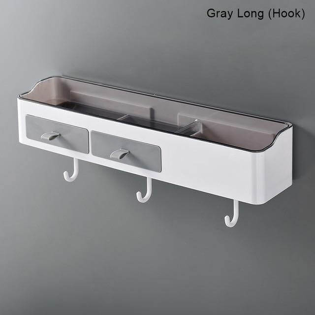 Wall Mount Bathroom Cosmetic Organizer - MaviGadget