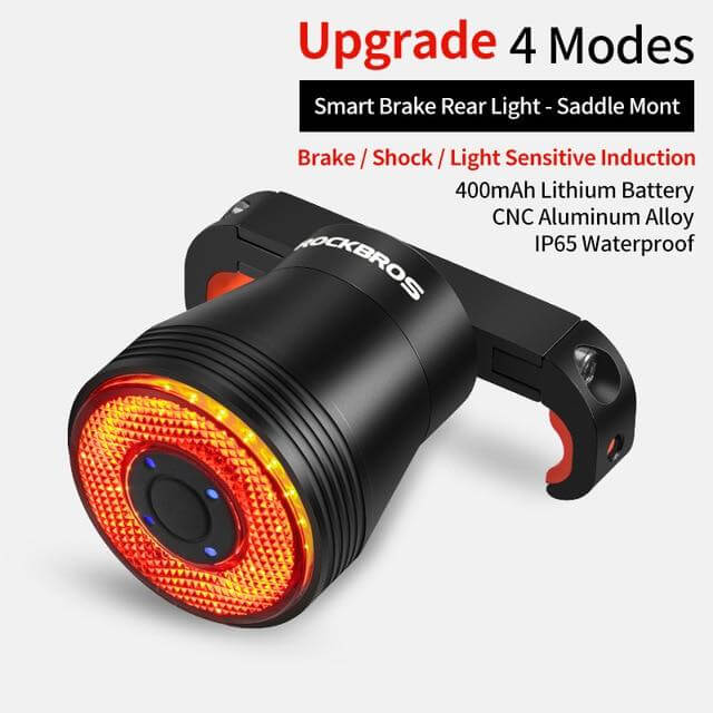 Bicycle Smart Auto Brake Sensing Light - MaviGadget