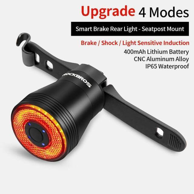 Bicycle Smart Auto Brake Sensing Light - MaviGadget
