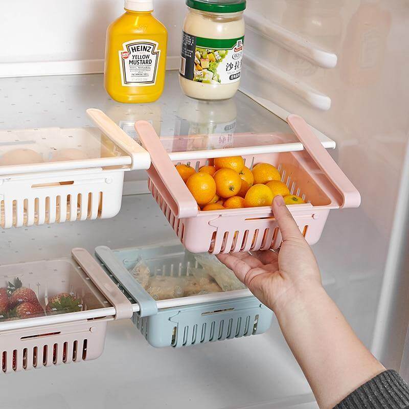 Adjustable Fridge Storage Drawer - MaviGadget