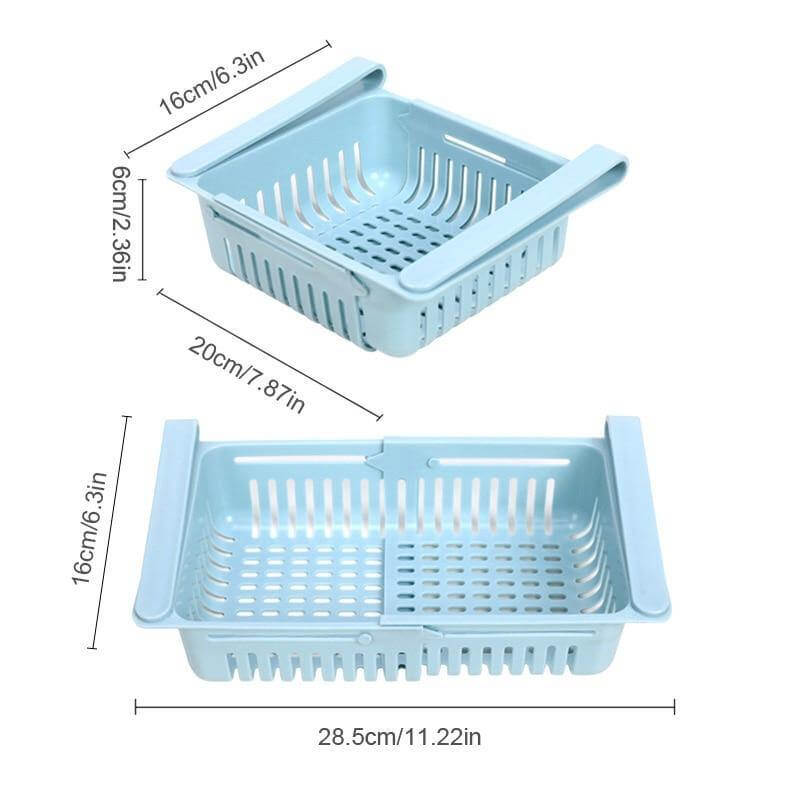 Adjustable Fridge Storage Drawer - MaviGadget