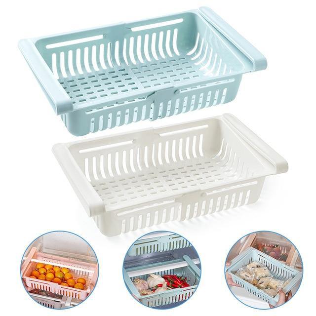 Adjustable Fridge Storage Drawer - MaviGadget
