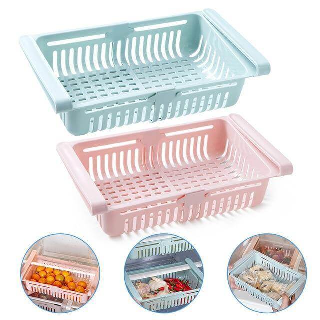 Adjustable Fridge Storage Drawer - MaviGadget