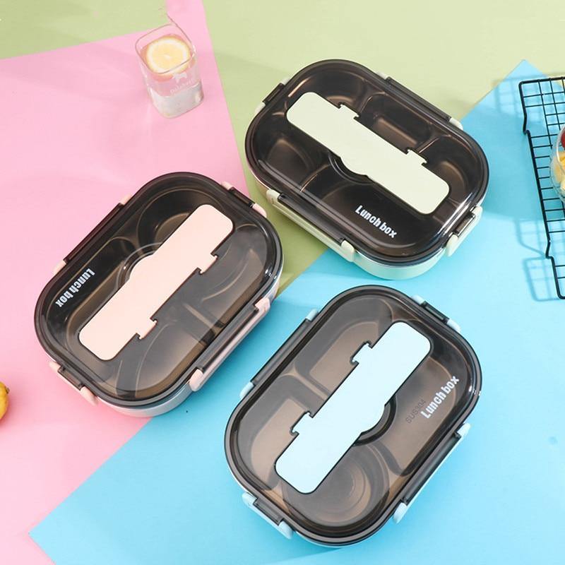 Stainless Steel Leak-Proof Lunch Box Container - MaviGadget