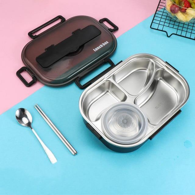 Stainless Steel Leak-Proof Lunch Box Container - MaviGadget