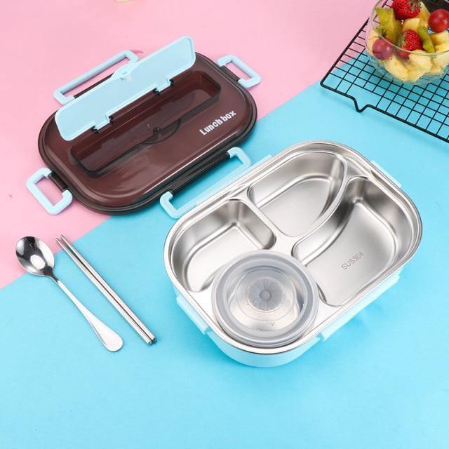 Stainless Steel Leak-Proof Lunch Box Container - MaviGadget