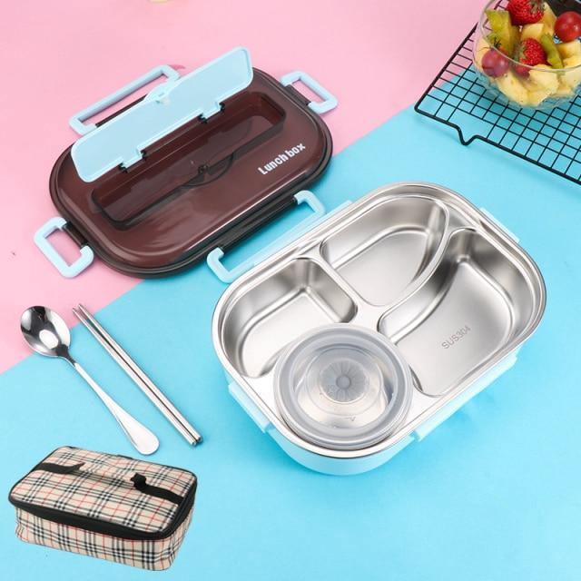 Stainless Steel Leak-Proof Lunch Box Container - MaviGadget