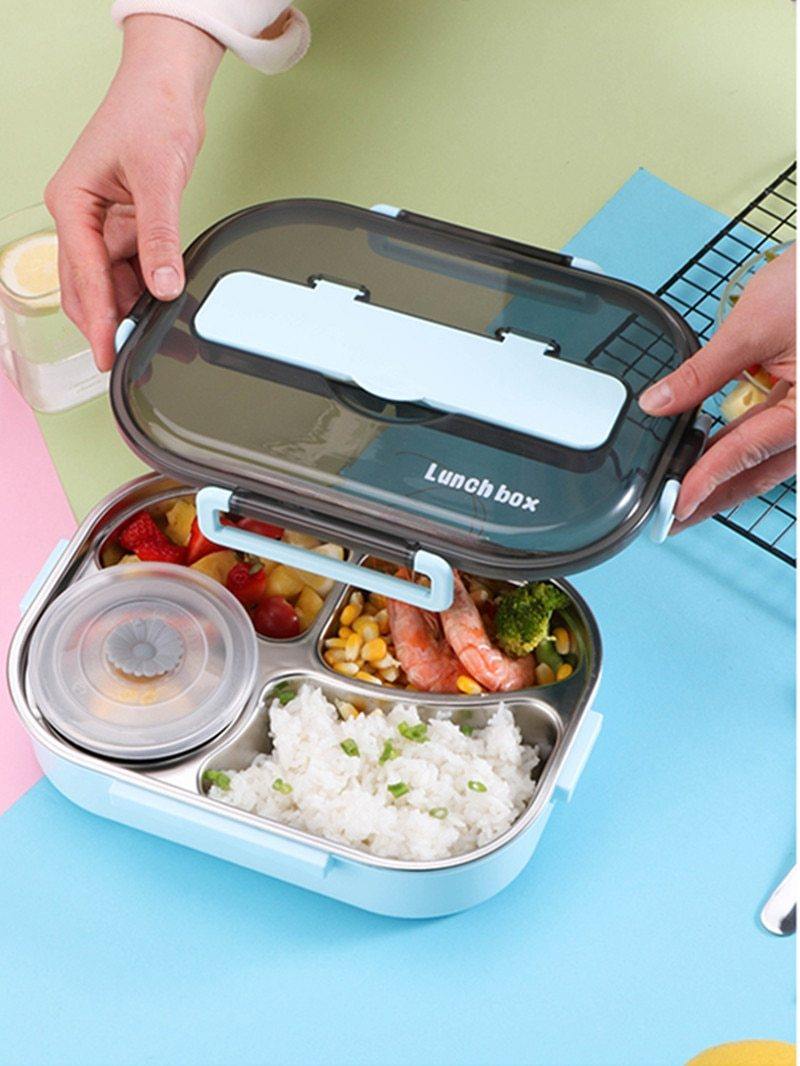 Stainless Steel Leak-Proof Lunch Box Container - MaviGadget