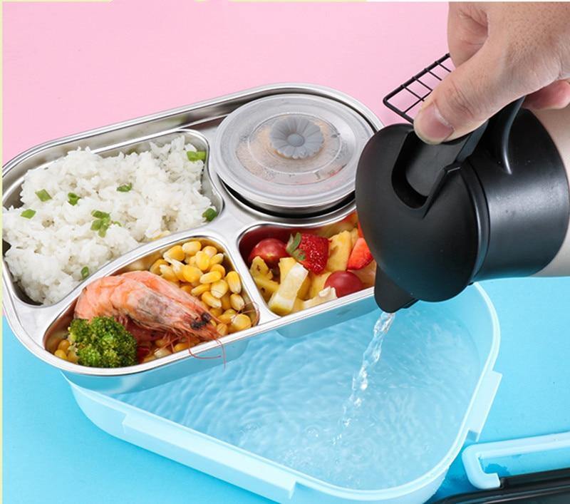 Stainless Steel Leak-Proof Lunch Box Container - MaviGadget