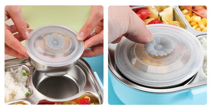 Stainless Steel Leak-Proof Lunch Box Container - MaviGadget