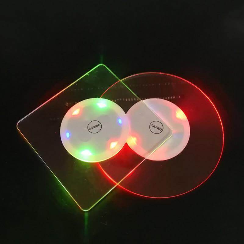 Acrylic Ultra-Thin LED Coaster - MaviGadget
