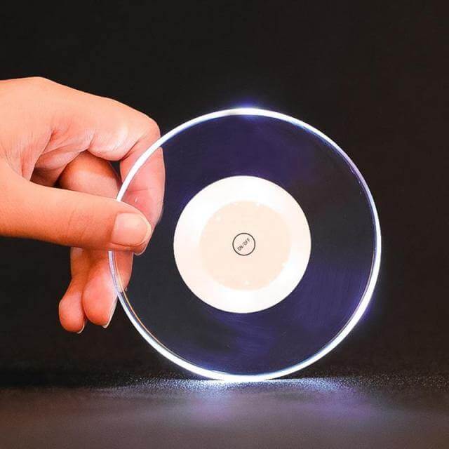 Acrylic Ultra-Thin LED Coaster - MaviGadget