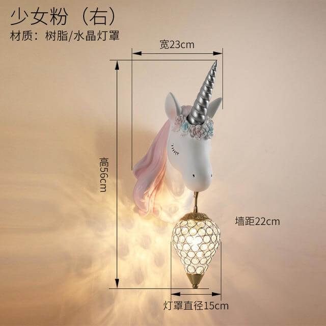 Lovely Unicorn Led Wall Lamp - MaviGadget