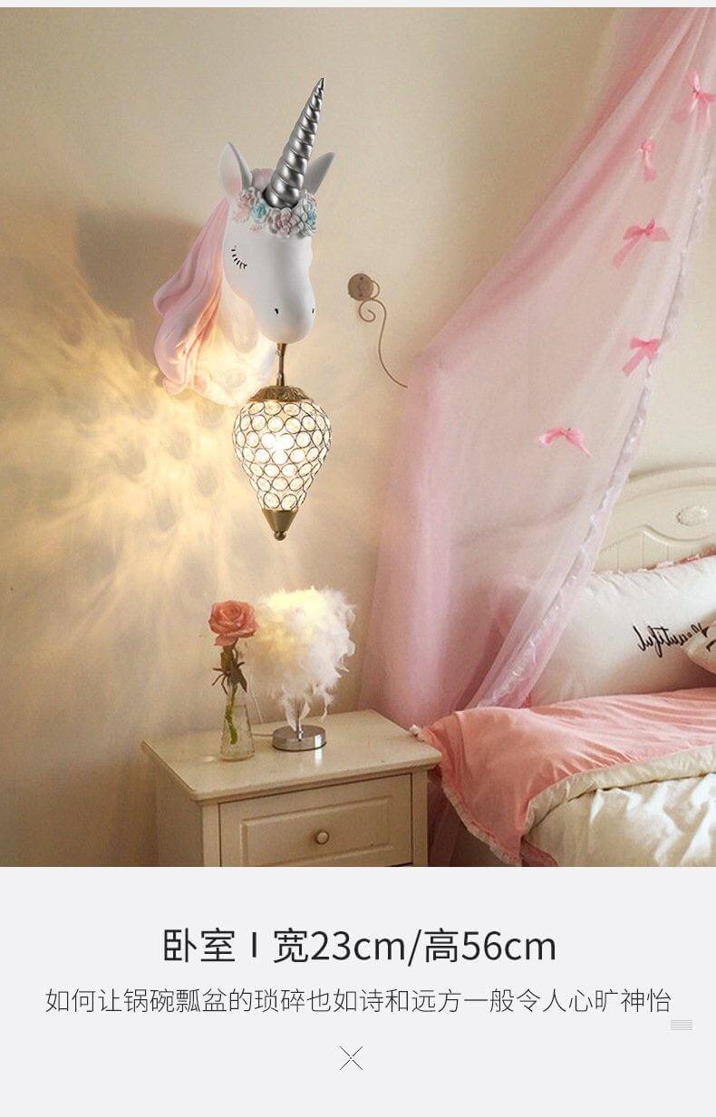 Lovely Unicorn Led Wall Lamp - MaviGadget