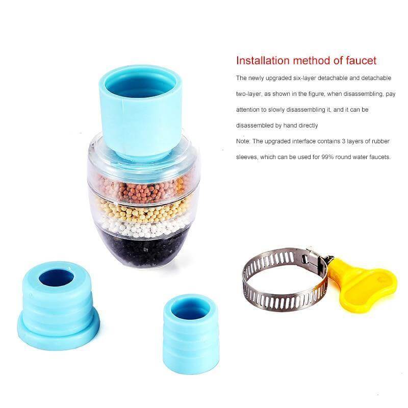 Six-Layer Stone Filtration Faucet Purifier Filter - MaviGadget