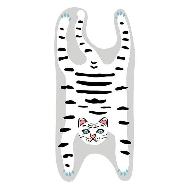 Colorful Cartoon Wild Animals Bedroom Rug - MaviGadget