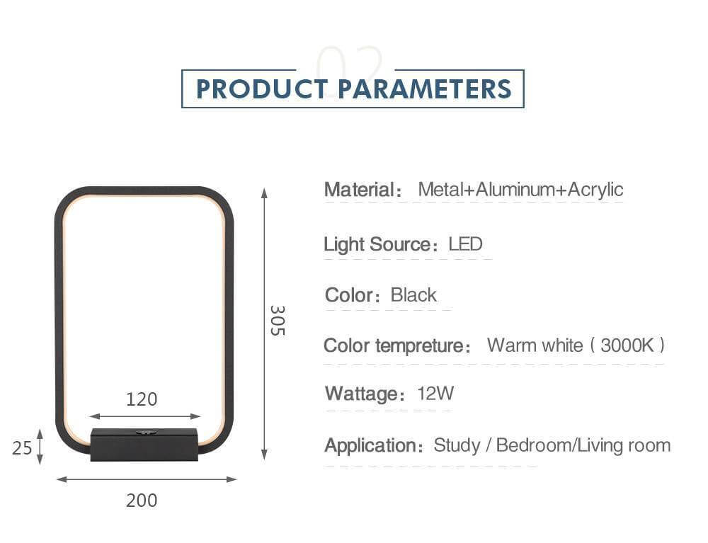 Eye Friendly Minimalist LED Table Lamp - MaviGadget