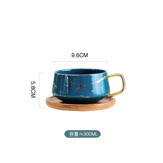 Elegant Nordic Marble Ceramic Coffee Mugs - MaviGadget