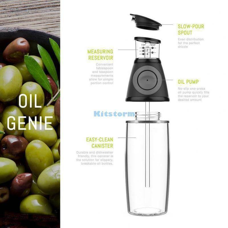 2pcs Drip-Free Olive Oil Dispenser Set - MaviGadget