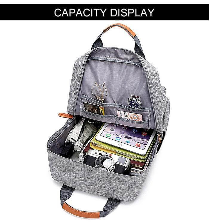Casual Oxford High Capacity Business Anti-Theft Backpack - MaviGadget